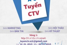 CLB A2C TUYỂN CỘNG TÁC VIÊN