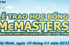 LỄ TRAO HỌC BỔNG MCMASTER- SINH VIÊN NGHÈO VƯỢT KHÓ