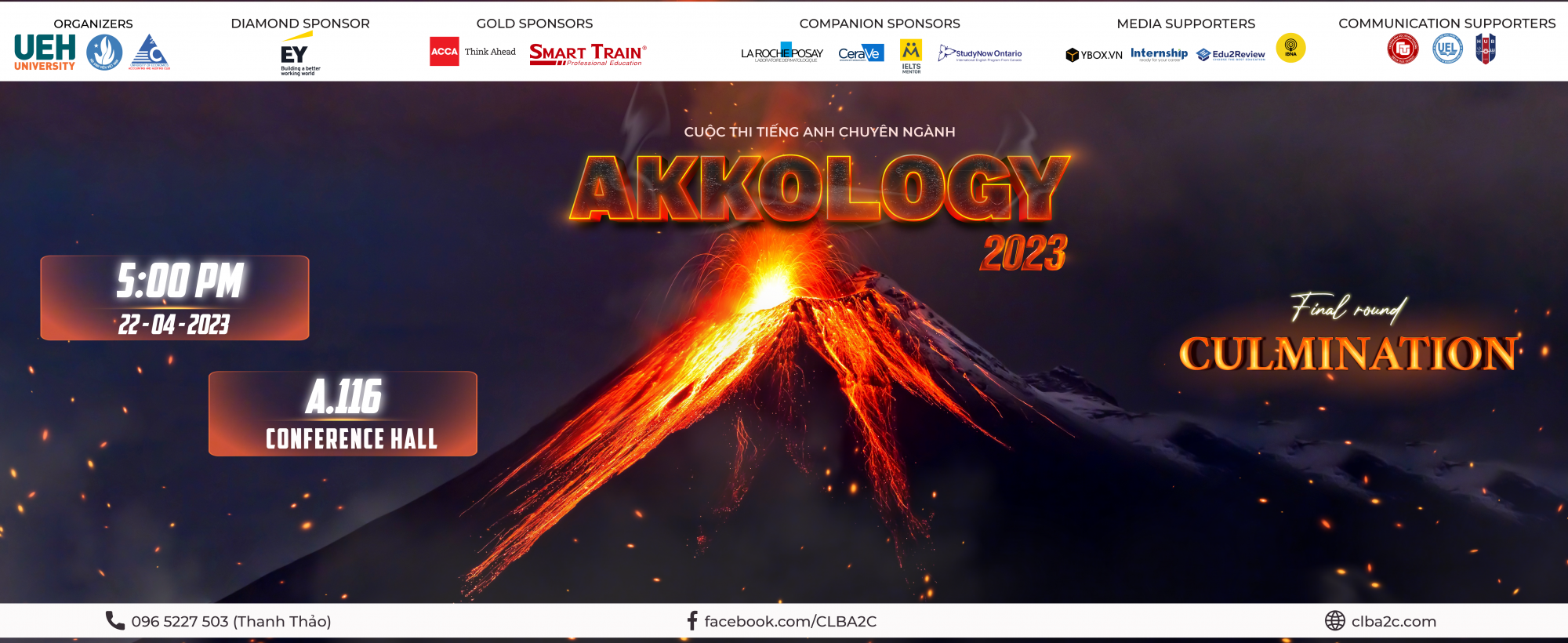 CHUNG KẾT CUỘC THI TIẾNG ANH CHUYÊN NGÀNH AKKOLOGY 2023 - CULMINATION