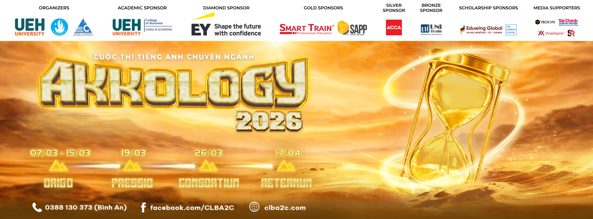 CUỘC THI TIẾNG ANH CHUYÊN NGÀNH AKKOLOGY 2026 - TEMPORA